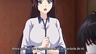 Çizgi Film Kız Arkadaş Üniversite Hentai'De Içine Boşalıyor